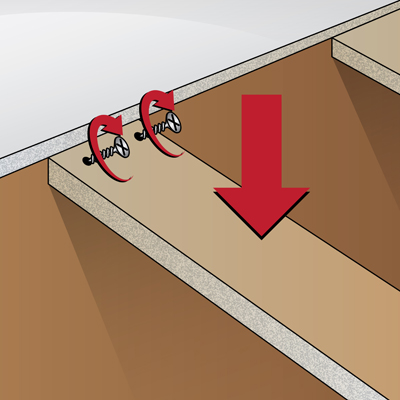 Wood Countertop Installation Guide Install Cabinet Bracing For Butcher Block Countertop
