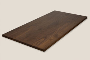 Custom walnut wide plank countertop